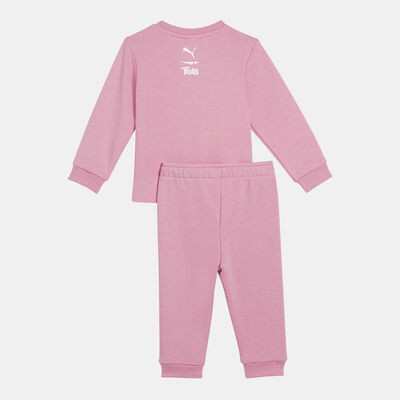 PUMA Kids' x Trolls Minicat Sweatshirt and Sweatpants Set Pink