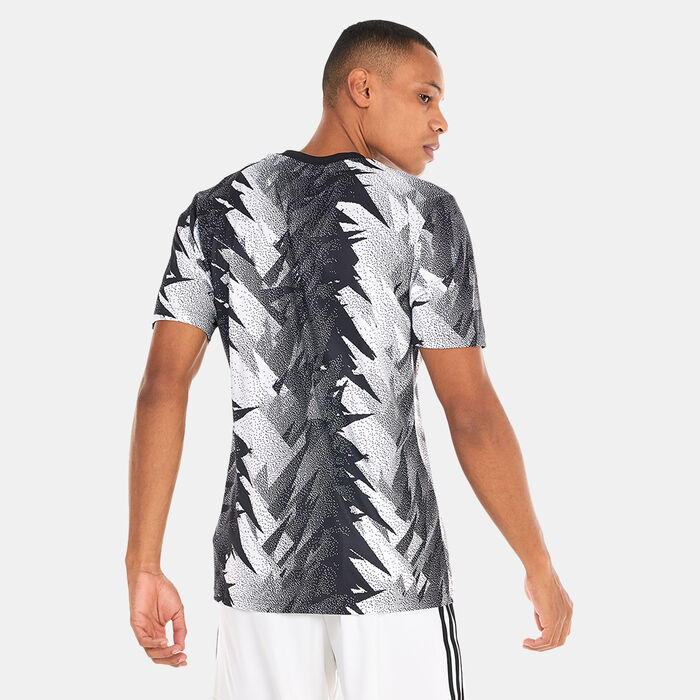 adidas Men's Juventus Pre-Match Jersey Black adidas Men's Juventus Pre-Match Jersey Black image number 1