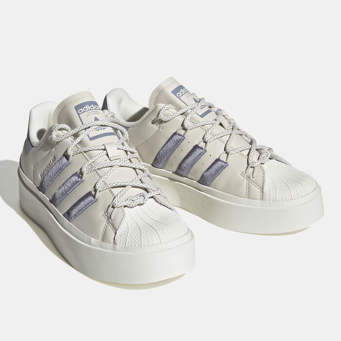 adidas Originals Women's Superstar Bonega Shoe Ivory adidas Originals Women's Superstar Bonega Shoe Ivory image number 1