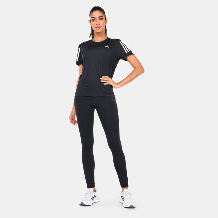 adidas Women's Own the Run T-Shirt Black adidas Women's Own the Run T-Shirt Black image number 2
