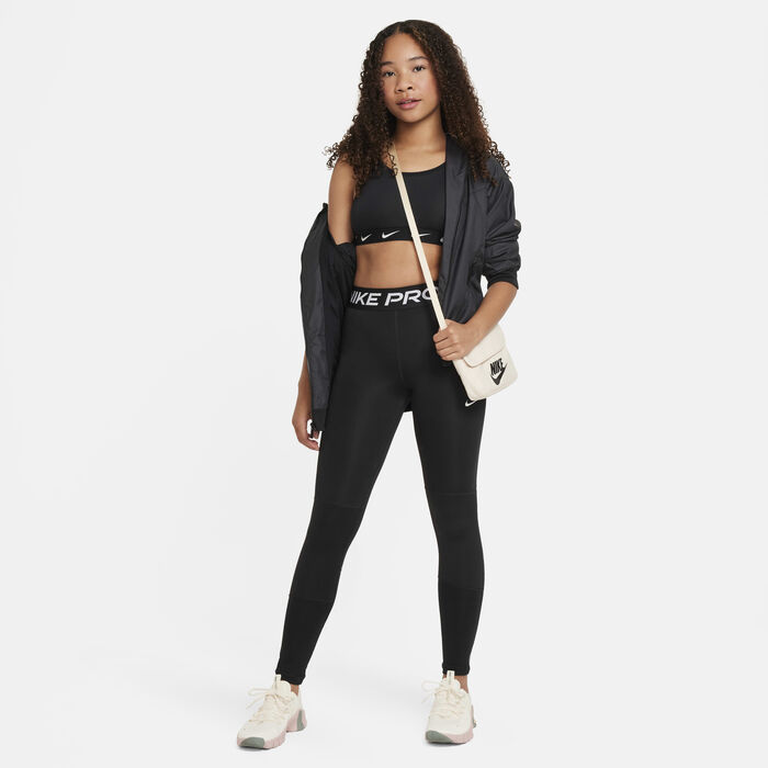 Nike Girls' One Sports Bra Black image number 4