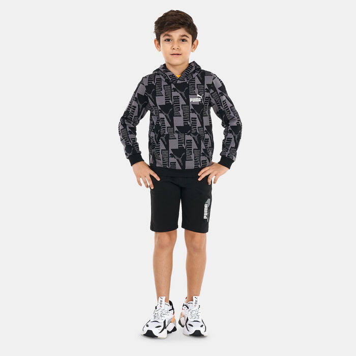 PUMA Kids' Alpha Shorts Black PUMA Kids' Alpha Shorts Black image number 2