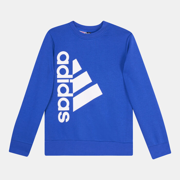 adidas Kids' Badge Of Sport Sweatshirt Blue image number 0