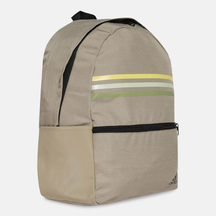 adidas Classic Horizontal 3-Stripes Backpack Beige adidas Classic Horizontal 3-Stripes Backpack Beige image number 1