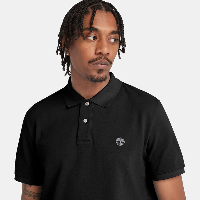 Timberland Men's Millers River Polo Shirt Black Timberland Men's Millers River Polo Shirt Black image number 3