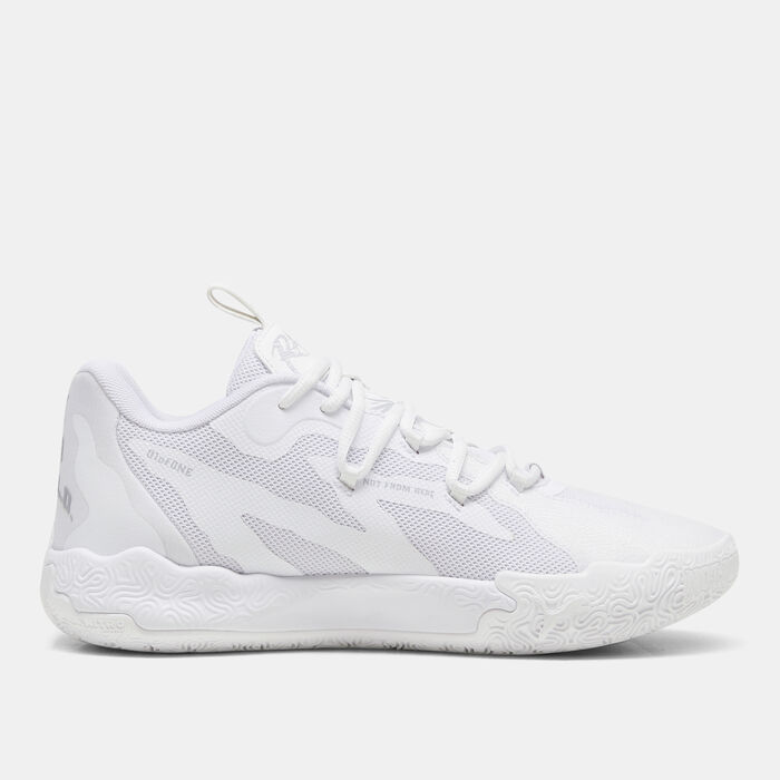 PUMA Men's MB.03 Lo Basketball Shoes White PUMA Men's MB.03 Lo Basketball Shoes White image number 2