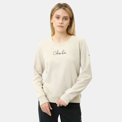 Columbia Women's Beaumount Graphic Sweatshirt Beige Columbia Women's Beaumount Graphic Sweatshirt Beige