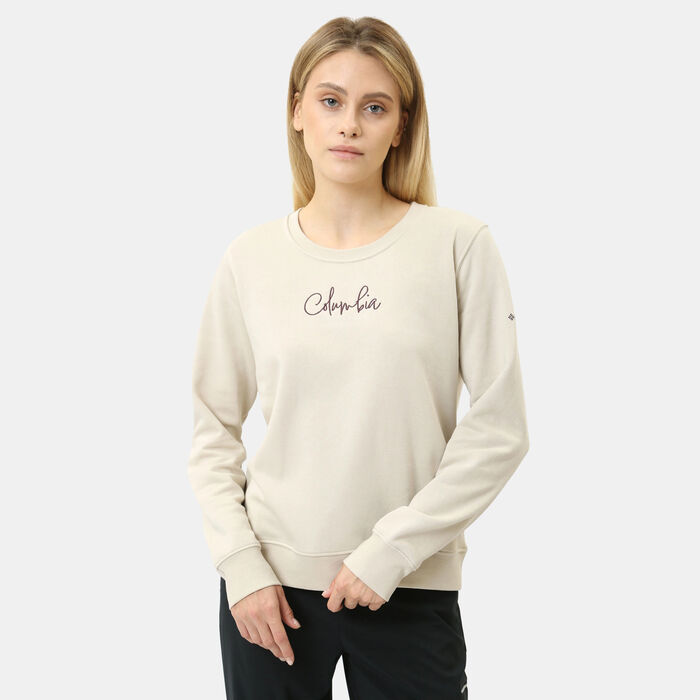 Columbia Women's Beaumount Graphic Sweatshirt Beige Columbia Women's Beaumount Graphic Sweatshirt Beige image number 0