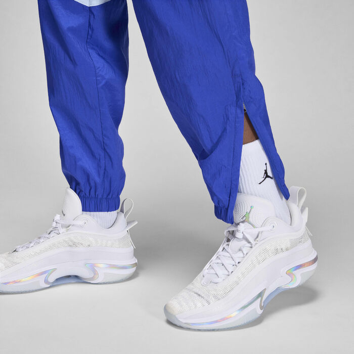 Jordan Men's JAM x Fédération Française de Basketball Sport Warm-Up Trousers Blue Jordan Men's JAM x Fédération Française de Basketball Sport Warm-Up Trousers Blue image number 4