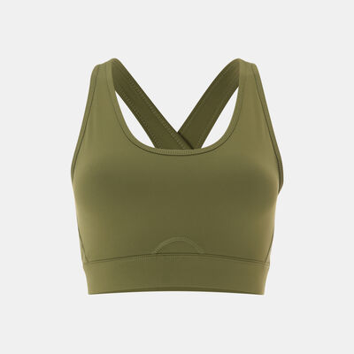 Sun and Sand Sports Women's Active Medium-Support Sports Bra Green