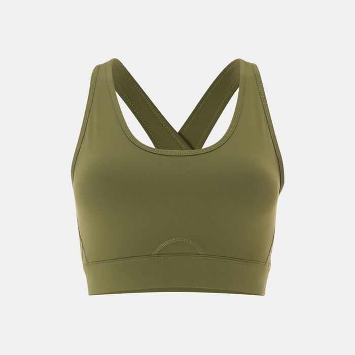 Sun and Sand Sports Women's Active Medium-Support Sports Bra Green Sun and Sand Sports Women's Active Medium-Support Sports Bra Green image number 0