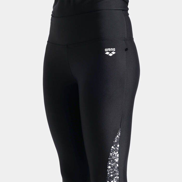 Arena Women's Modesty Swimming Leggings Black Arena Women's Modesty Swimming Leggings Black image number 4