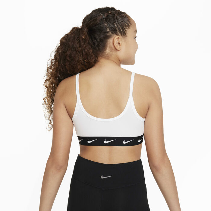 Nike Girls' One Sports Bra White Nike Girls' One Sports Bra White image number 1