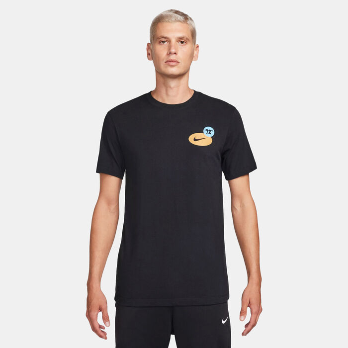 Nike Men's Dri-FIT Fitness T-Shirt Black Nike Men's Dri-FIT Fitness T-Shirt Black image number 0