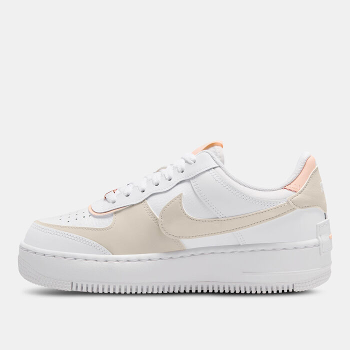 Nike Women's Air Force 1 Shadow Shoes White Nike Women's Air Force 1 Shadow Shoes White image number 1