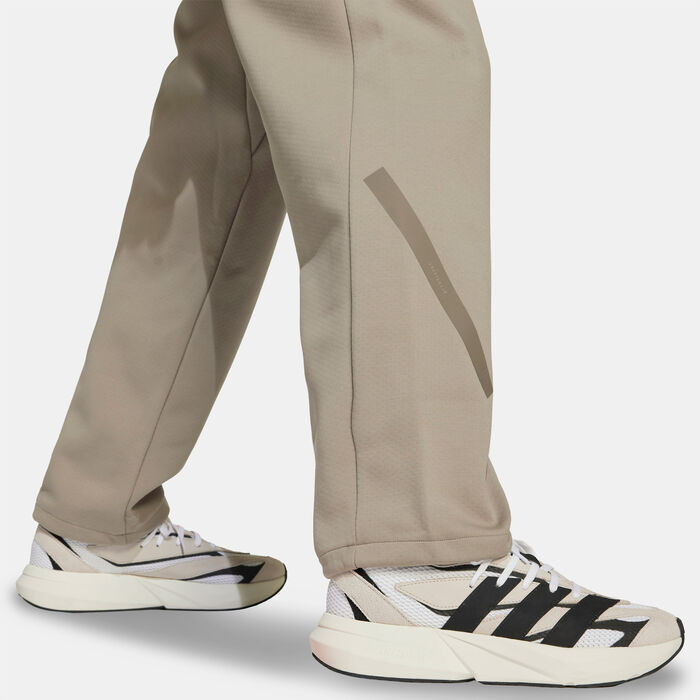 adidas Men's Z.N.E. Open-Hem Joggers Brown adidas Men's Z.N.E. Open-Hem Joggers Brown image number 4