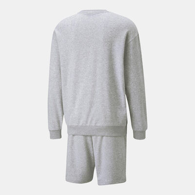 PUMA Men's Relaxed Sweat Set Grey