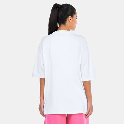 adidas Women's Essentials Big Logo Boyfriend T-Shirt Black