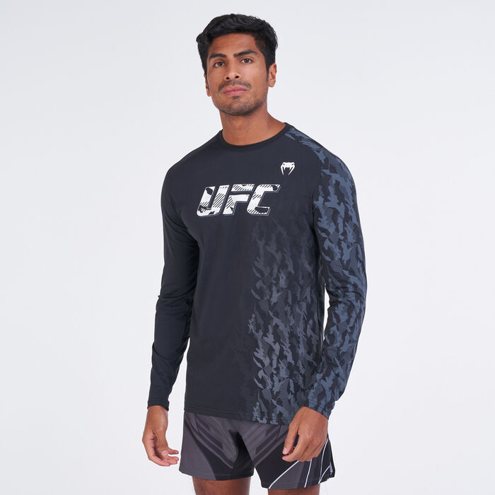 Venum Men's x UFC Authentic Fight Week Long Sleeves T-Shirt Black image number 0