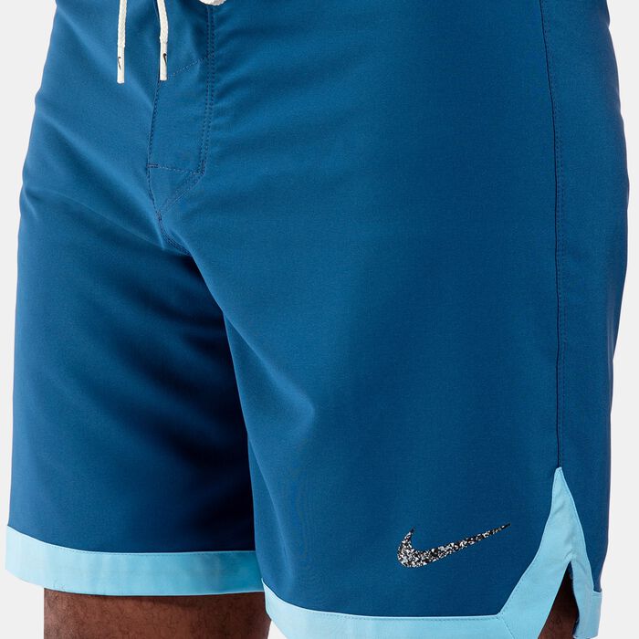 Nike Swim Men's Offshore Board Swimming Shorts Blue Nike Swim Men's Offshore Board Swimming Shorts Blue image number 6