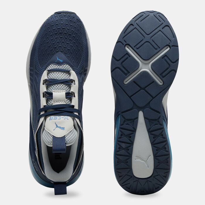 PUMA Men's X-Cell Action Running Shoes Blue image number 3