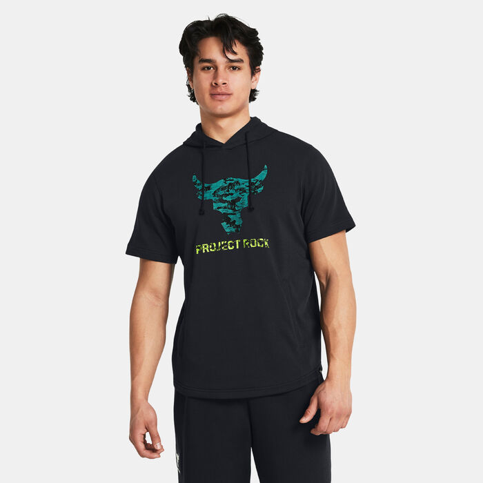 Under Armour Men's Project Rock Payoff Terry Hoodie Black Under Armour Men's Project Rock Payoff Terry Hoodie Black image number 0