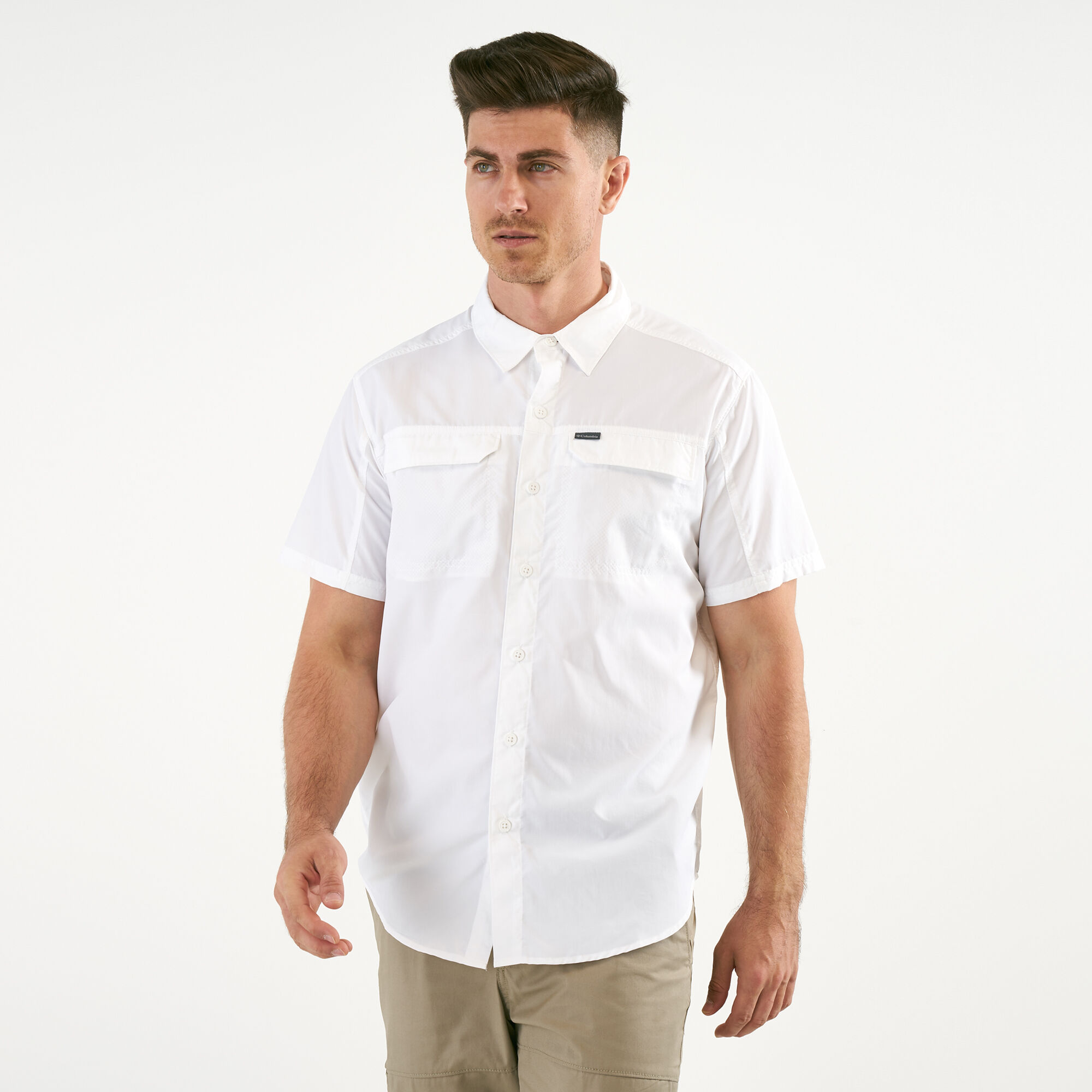 Buy Columbia Men's Silver Ridge™ 2.0 Short Sleeve Shirt White in KSA -SSS