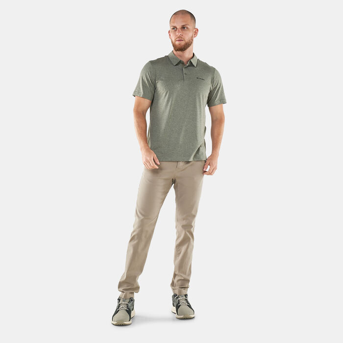 Columbia Men's Tech Trail™ Polo T-Shirt Green Columbia Men's Tech Trail™ Polo T-Shirt Green image number 2