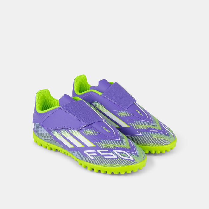 adidas Kids' F50 Club Turf Ground Football Shoes Purple adidas Kids' F50 Club Turf Ground Football Shoes Purple image number 1