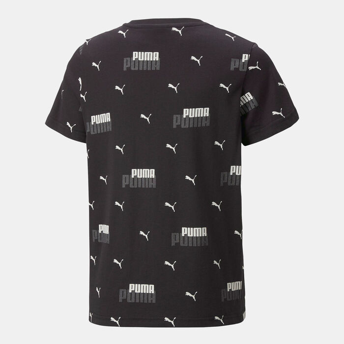 PUMA Kids' Essentials Logo Power T-Shirt Black PUMA Kids' Essentials Logo Power T-Shirt Black image number 1