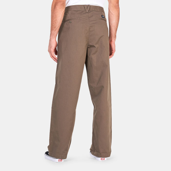 Vans Men's Authentic Chino Baggy Pants Brown Vans Men's Authentic Chino Baggy Pants Brown image number 1