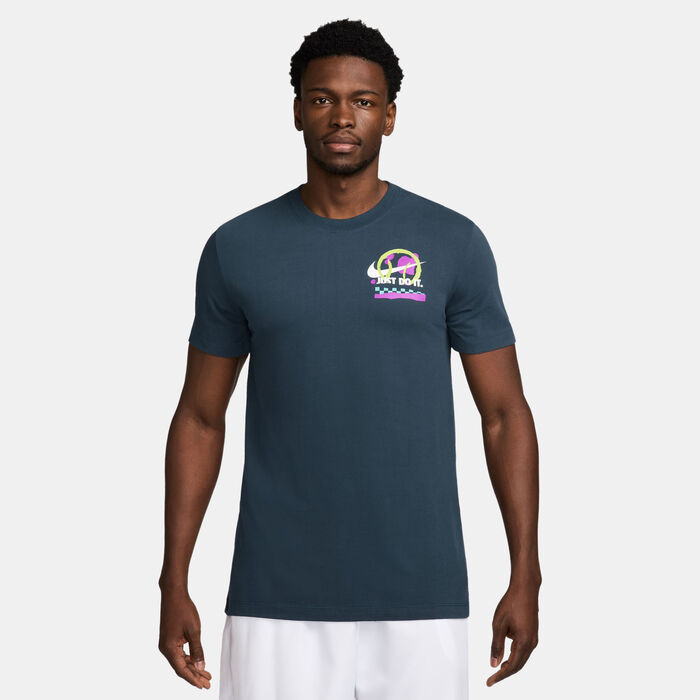 Nike Men's Court Dri-FIT Tennis T-Shirt Blue image number 0