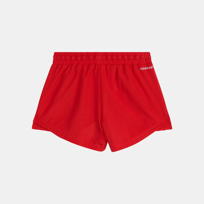 adidas Kids' 3-Stripes Shorts Red