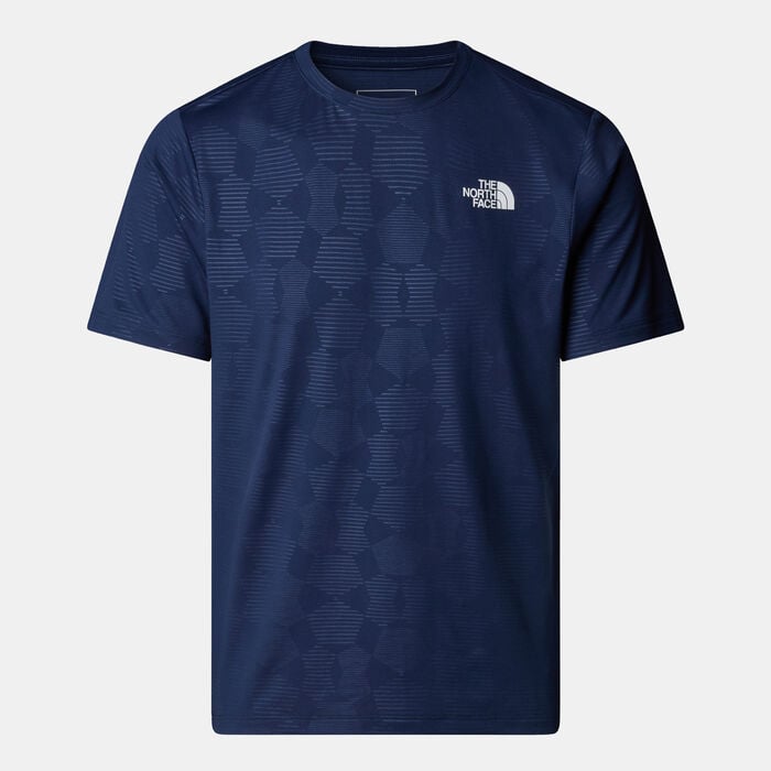 The North Face Men's 24/7 Embossed T-Shirt Blue The North Face Men's 24/7 Embossed T-Shirt Blue image number 0