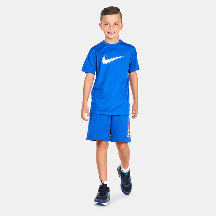 Nike Kids' Dri-FIT Trophy Graphic Training T-Shirt (Older Kids) Blue Nike Kids' Dri-FIT Trophy Graphic Training T-Shirt (Older Kids) Blue image number 2