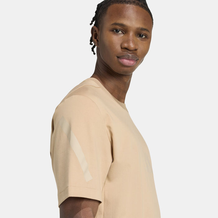 adidas Men's Z.N.E. T-Shirt Brown image number 3