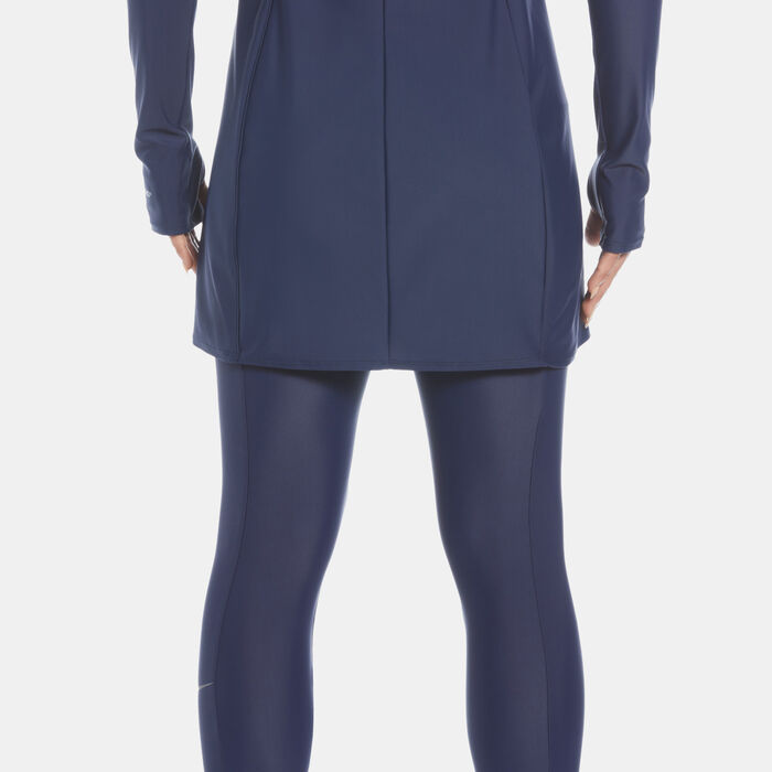 Nike Swim Women's Swim Victory Leggings Blue image number 5