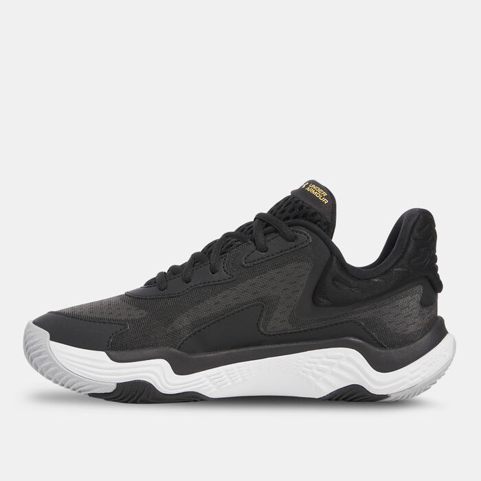 Under Armour Spawn 7 Basketball Shoes Black Under Armour Spawn 7 Basketball Shoes Black image number 2