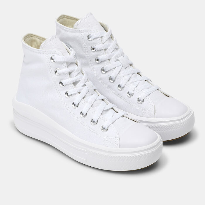 Converse Chuck Taylor All Star Move Hi Unisex Shoe White Converse Chuck Taylor All Star Move Hi Unisex Shoe White image number 1