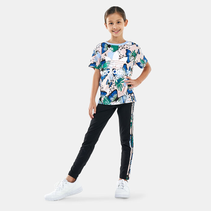 adidas Originals Kids' HER Studio London Animal Flower Print T-Shirt Pink adidas Originals Kids' HER Studio London Animal Flower Print T-Shirt Pink image number 2