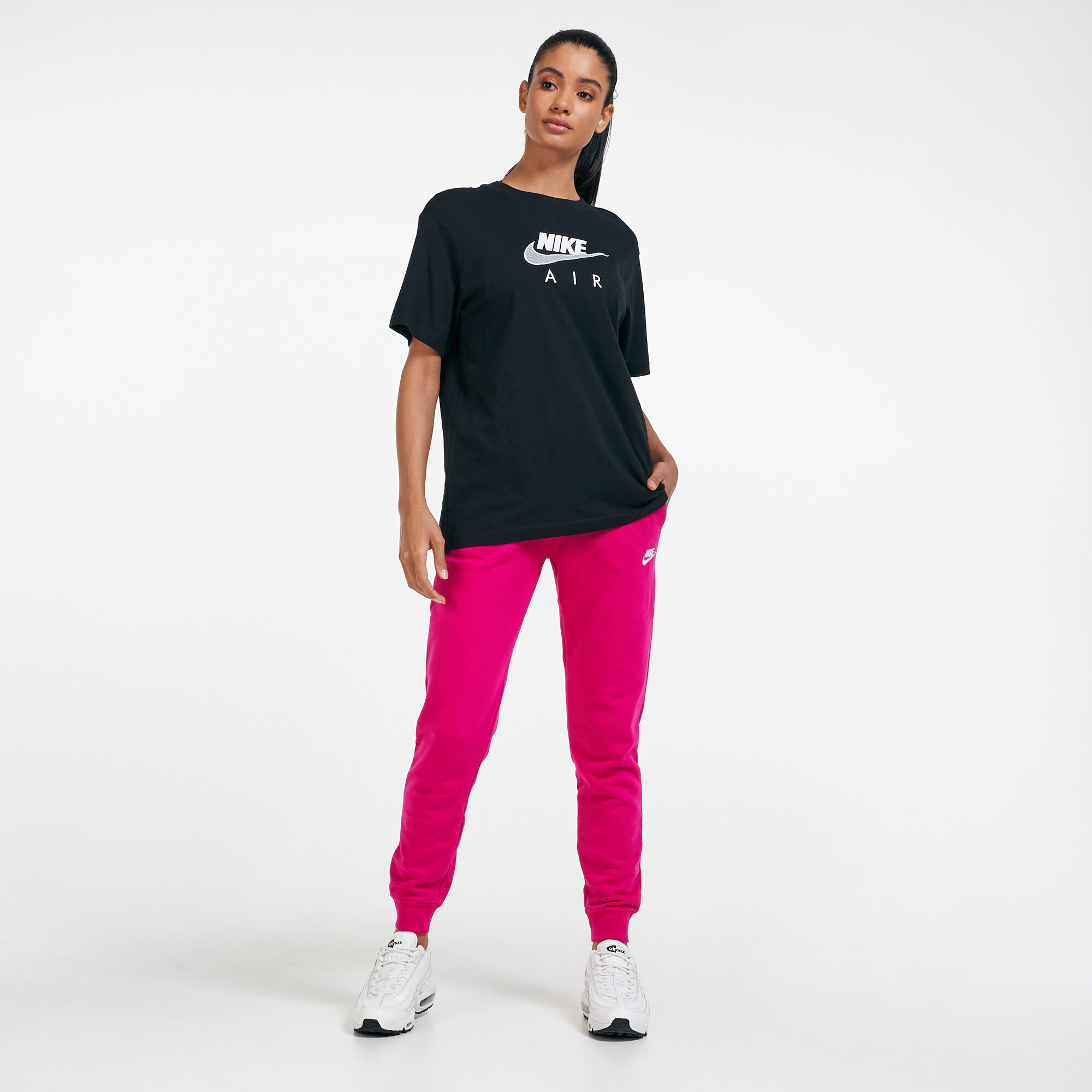 Nike sweatpants essential on sale