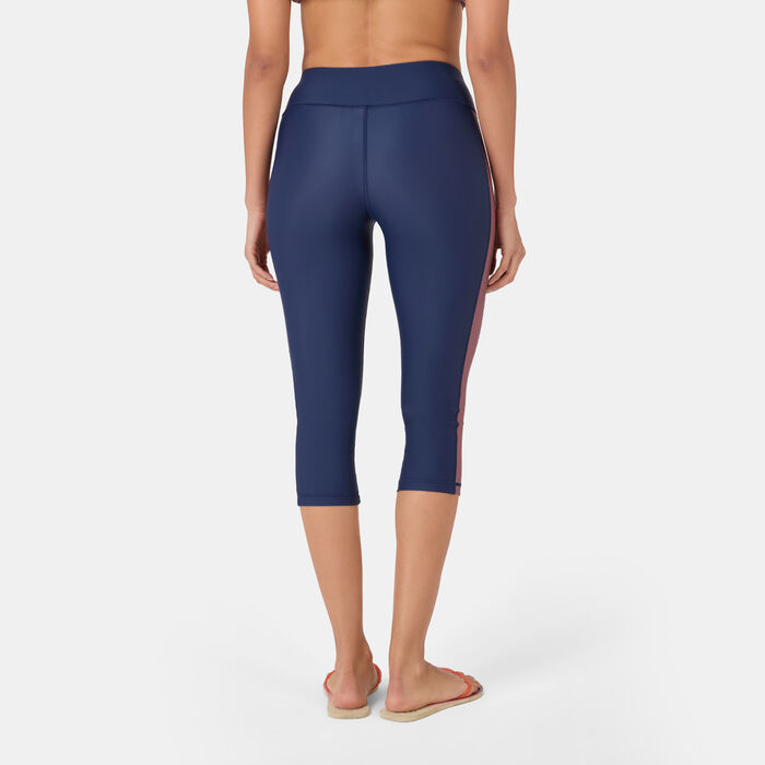 COEGA Women's 3/4 Swimming Leggings Blue image number 1