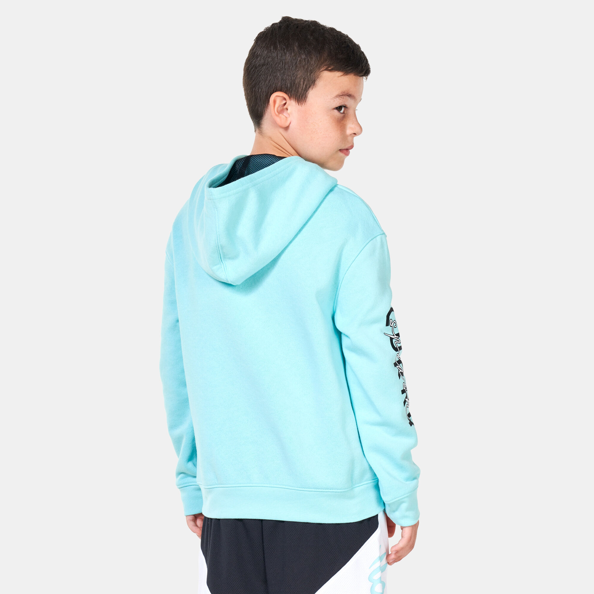 Kids Curry Splash Hoodie Older Kids Blue Under Armour in KSA SSS