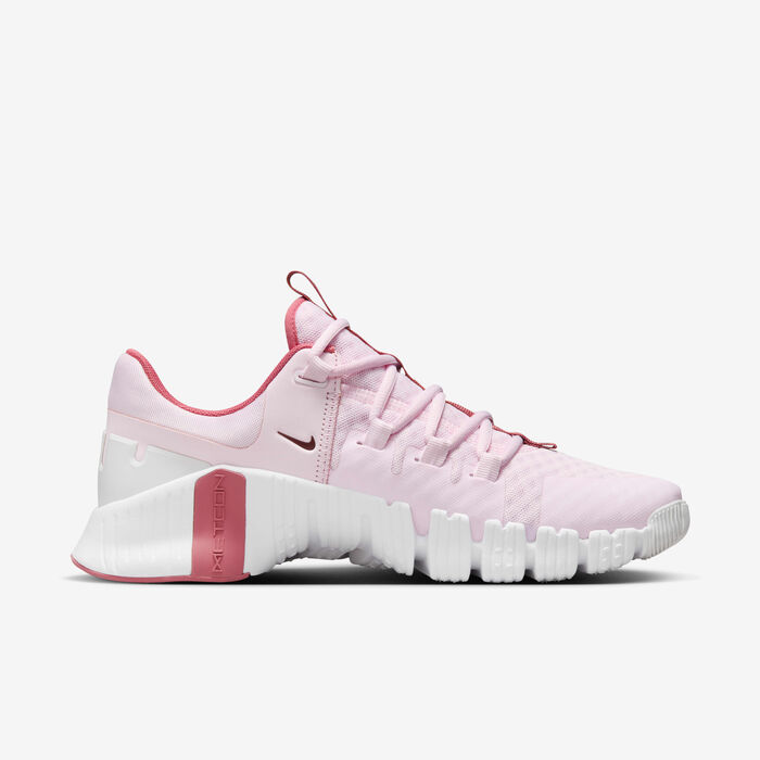 Nike Women's Free Metcon 5 Workout Shoes Pink Nike Women's Free Metcon 5 Workout Shoes Pink image number 3