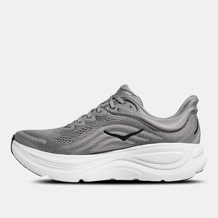 HOKA Men's Bondi 9 Running Shoes Grey HOKA Men's Bondi 9 Running Shoes Grey image number 2