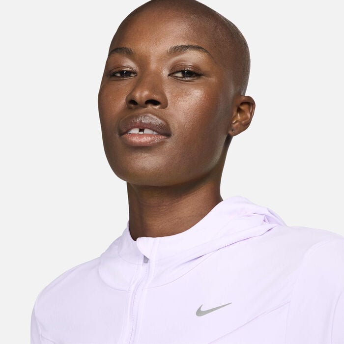 Nike Women's Swift UV Running Jacket Purple Nike Women's Swift UV Running Jacket Purple image number 2