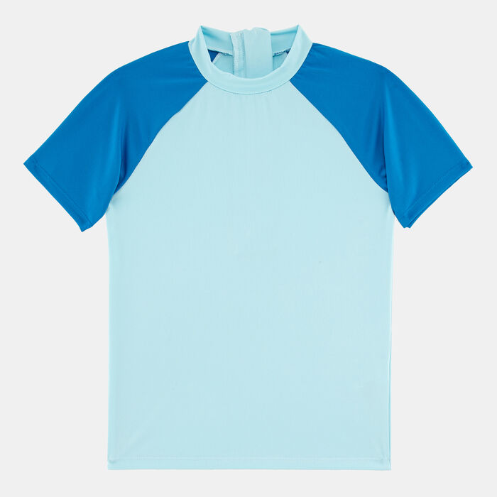 Sun and Sand Sports Kids' Swimming T-Shirt and Shorts Set Green image number 1