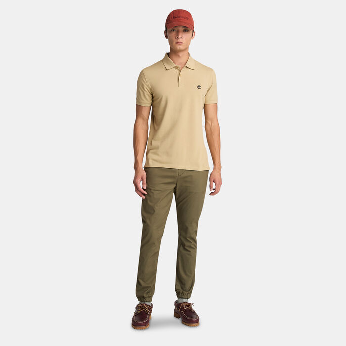 Timberland Men's Millers River Stretch Polo Shirt Green Timberland Men's Millers River Stretch Polo Shirt Green image number 2