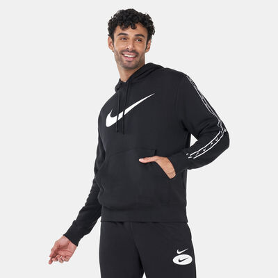 Nike Men's Sportswear Repeat Pullover Fleece Hoodie Black