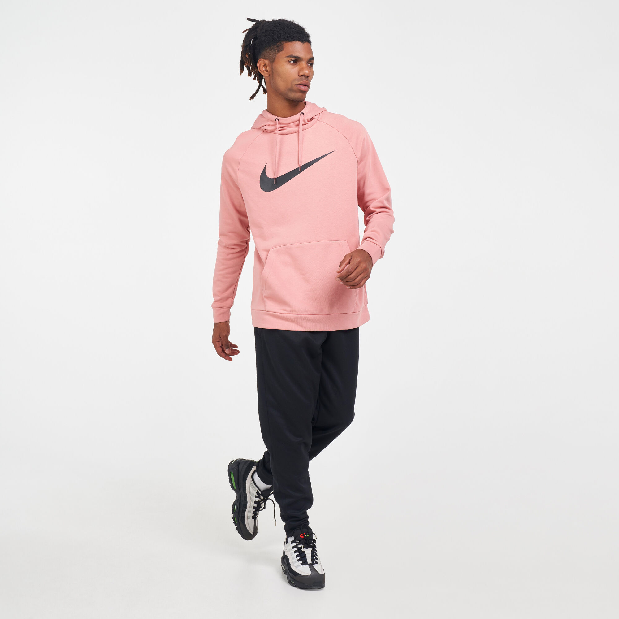 Nike therma hot sale hoodie pink